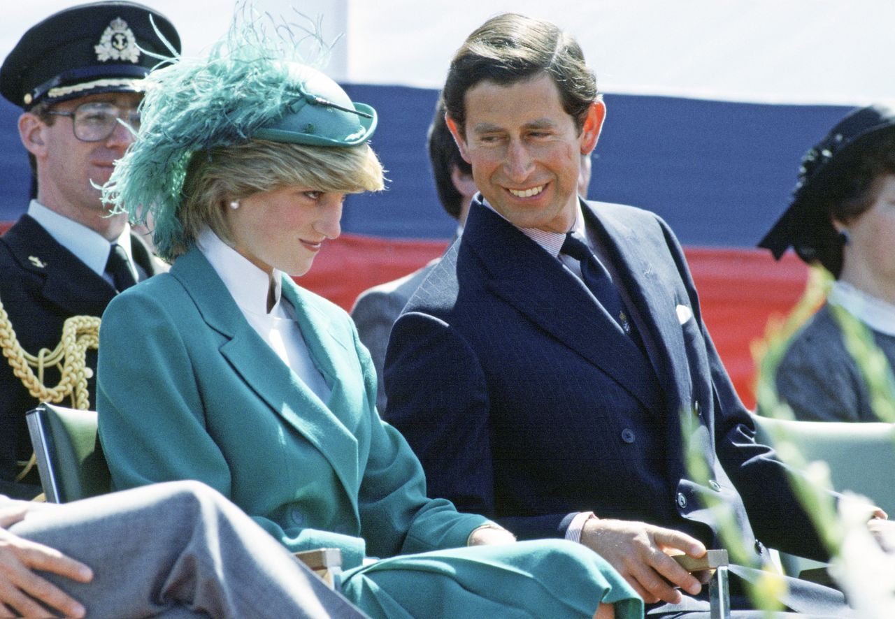 Princess Diana and Prince Charles in Canada.