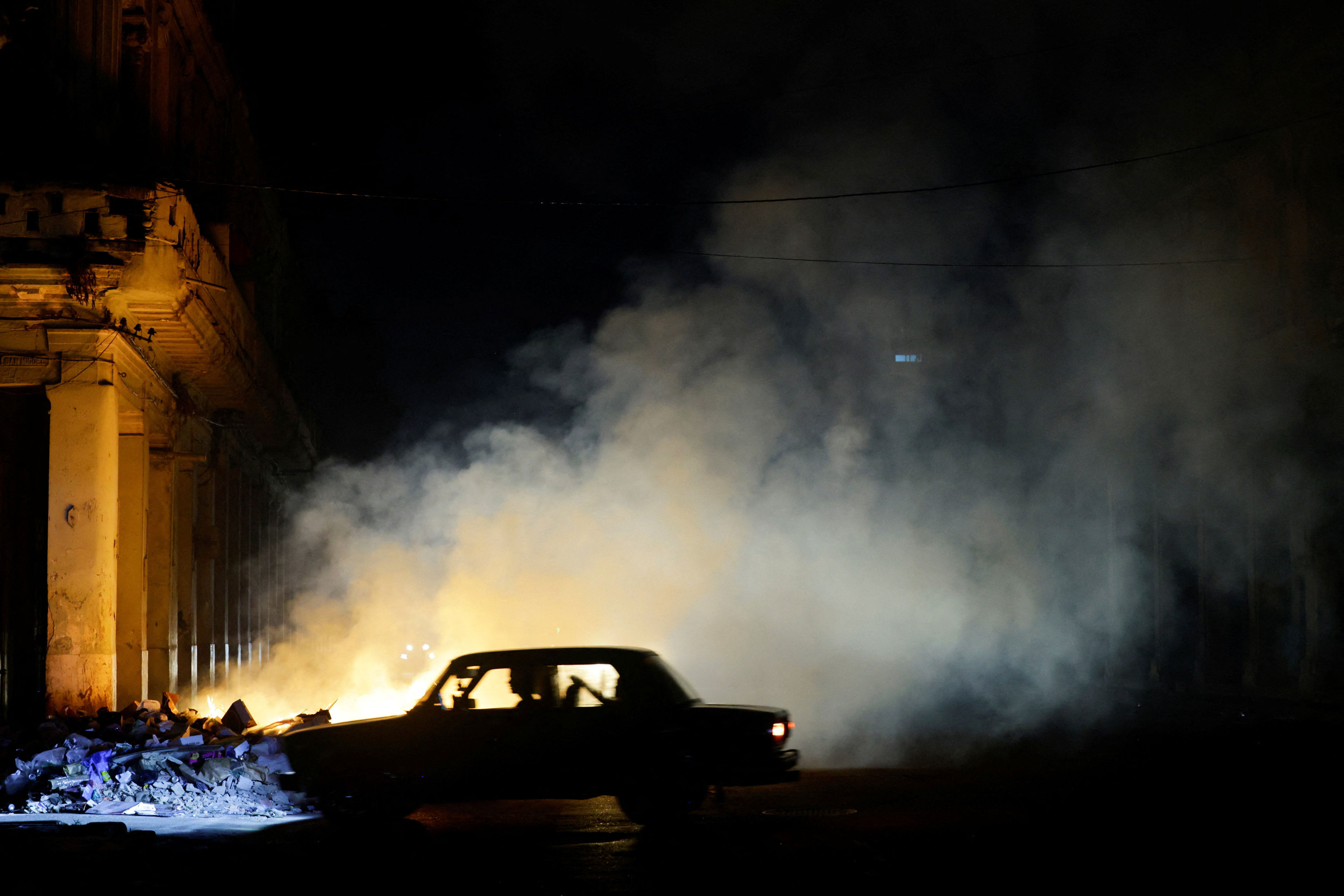 Cuba has been subject to a 60-year economic embargo and a months-long naval blockade with sweeping tariffs against any country that brings oil to the country, resulting in nationwide blackouts (Reuters)