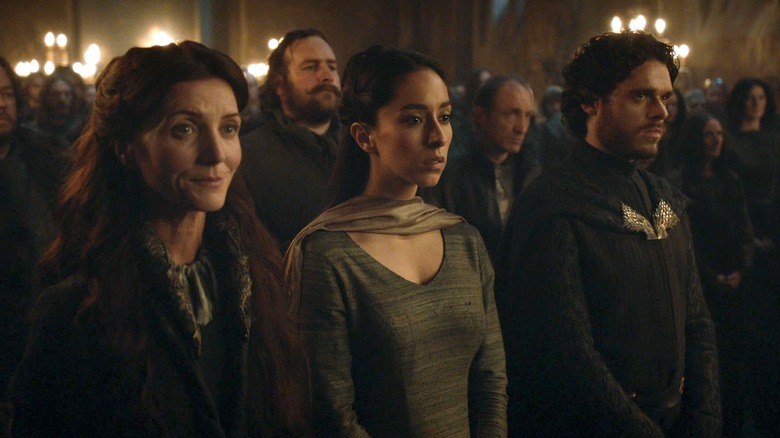 A Game of Thrones star flew home wearing the bloody costume from their death scene