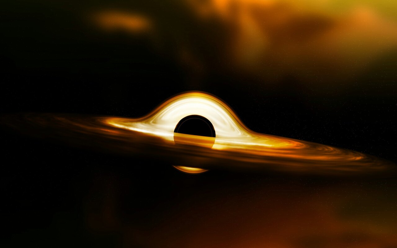 Scientists use dual-frequency images to explore black hole plasma physics