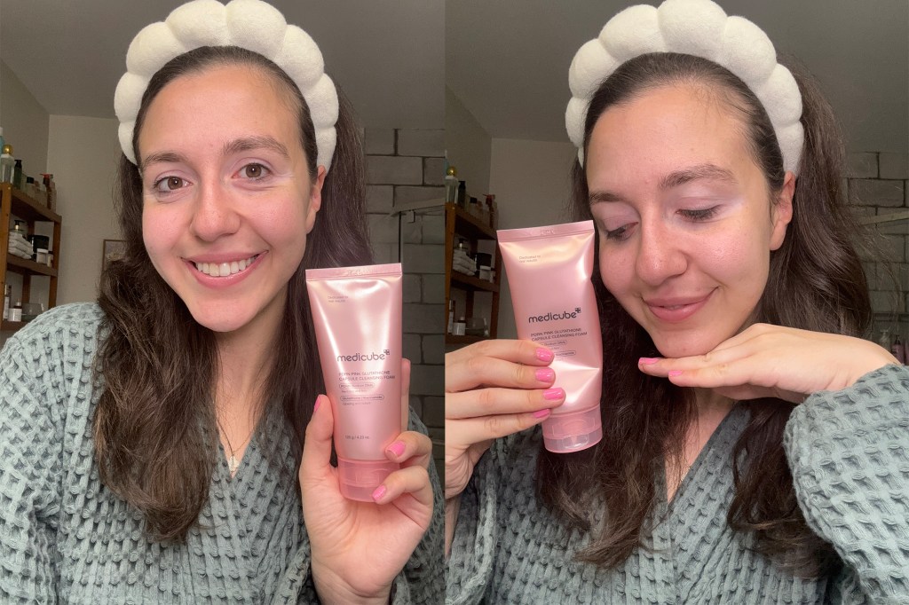 The viral medicube PDRN cleanser and milky toner are my secret to my hydrated summer skin