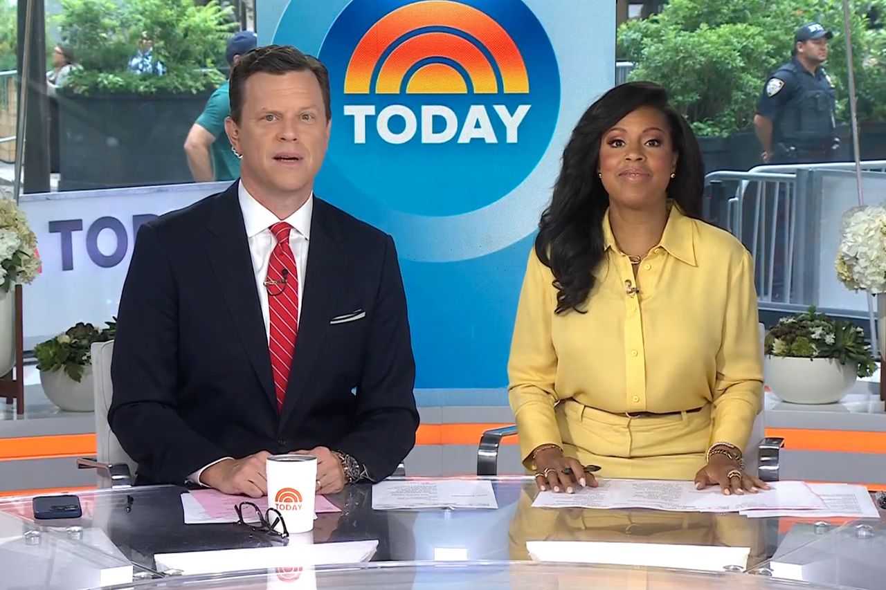 Sheinelle Jones and Willie Geist on Today