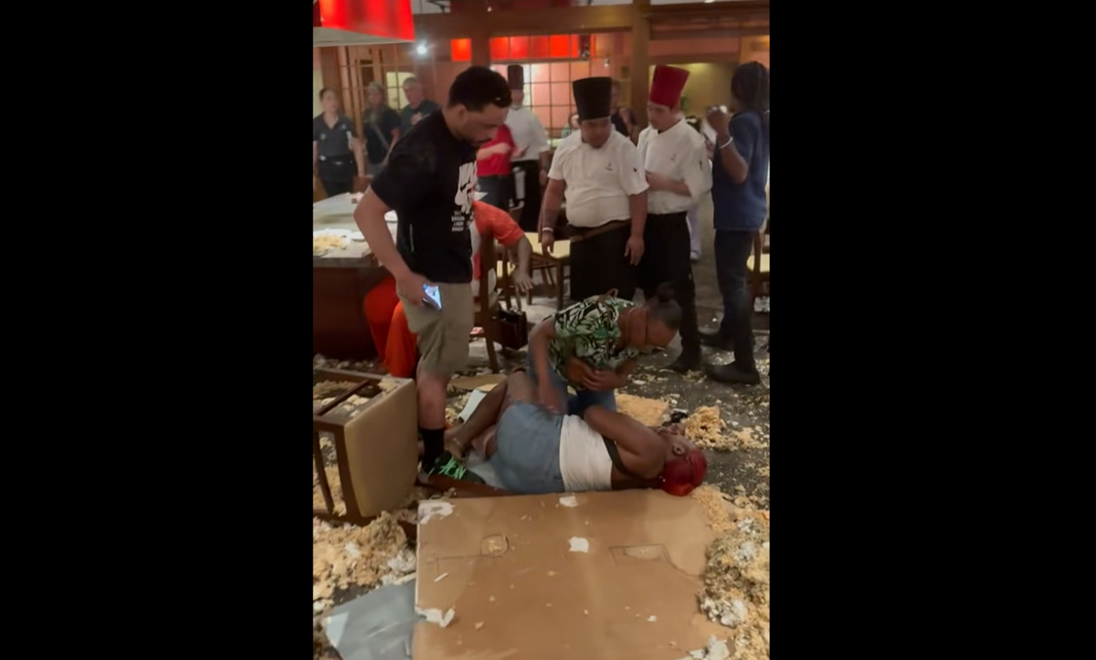 Chaos erupts when steakhouse ceiling collapses, injuring three, NC officials say