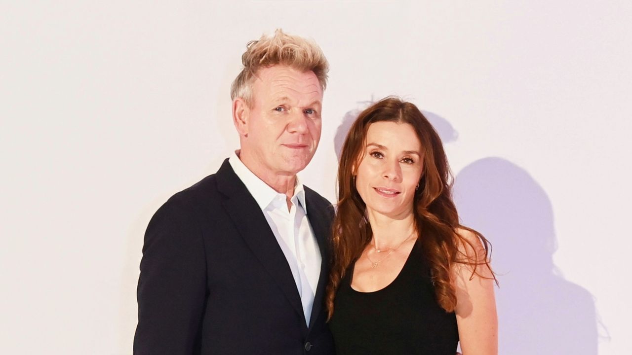 Tana and Gordon Ramsay's mixed metal kitchen is a guidebook on turning vertical storage into decor