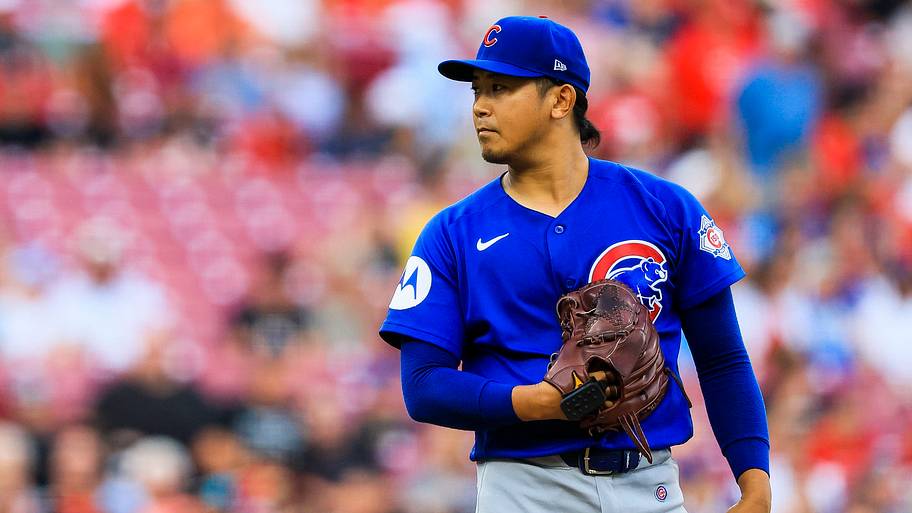 Chicago Cubs starting pitcher Shota Imanaga