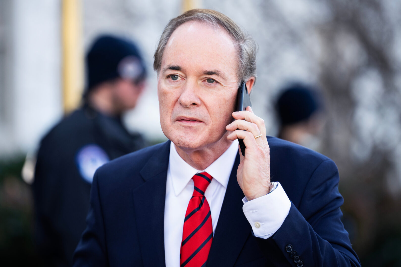 Rep. John Joyce, R-Pa., leaves the Capitol Hill Club after a meeting of the House Republican Conference on Tuesday, March 4, 2025.