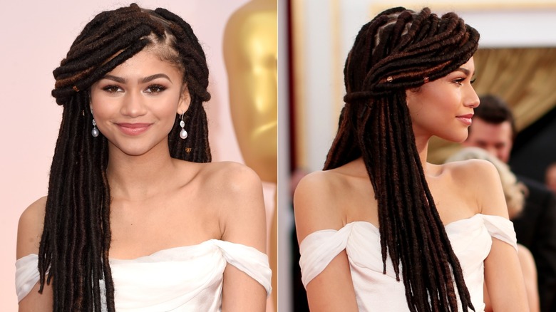 Zendaya at the 2015 Academy awards