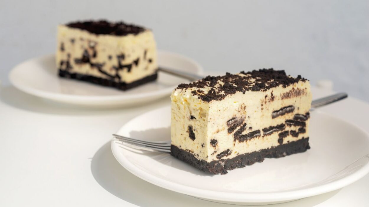 Oreo cheesecake bars.