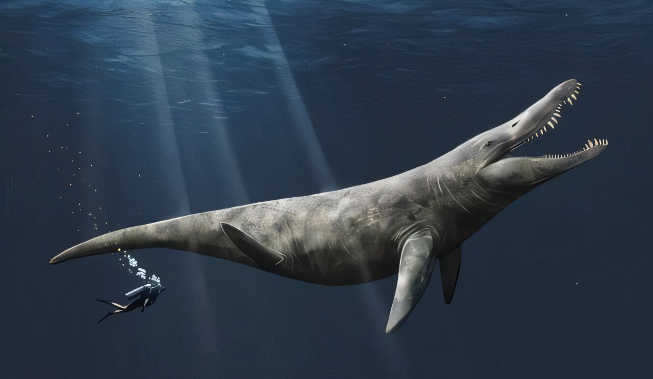 Jurassic sea monster was smaller than once thought, but no less formidable
