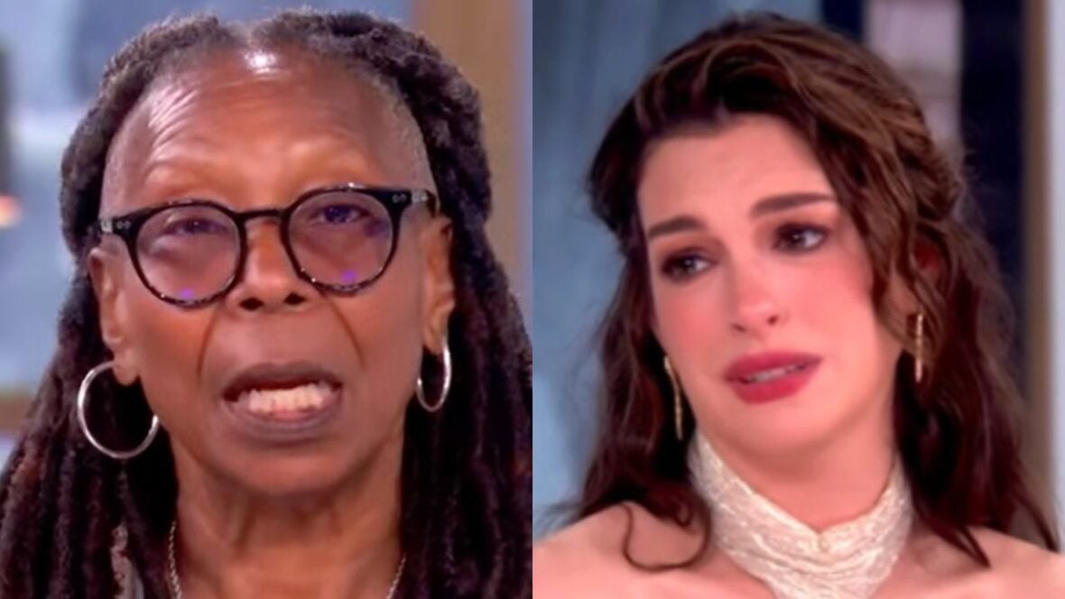 Whoopi Goldberg brings Anne Hathaway to tears on ‘The View’ – ‘Don’t…’