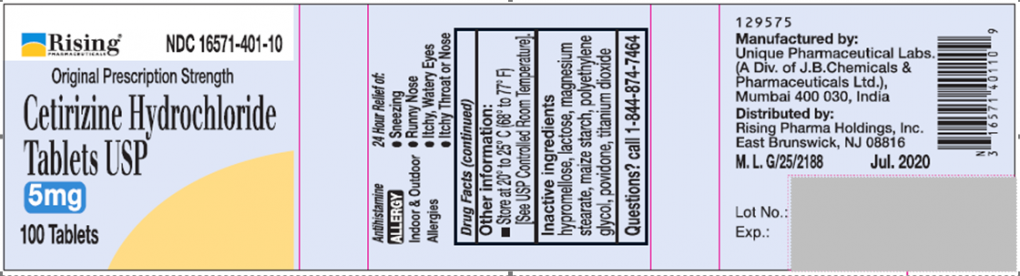 Bottles of antihistamine tablets recalled. See the affected products