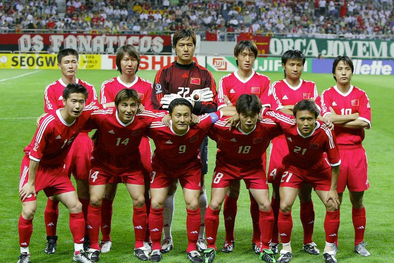 China lost to Costa Rica, Brazil, and Turkey without scoring a goal at the 2002 World Cup