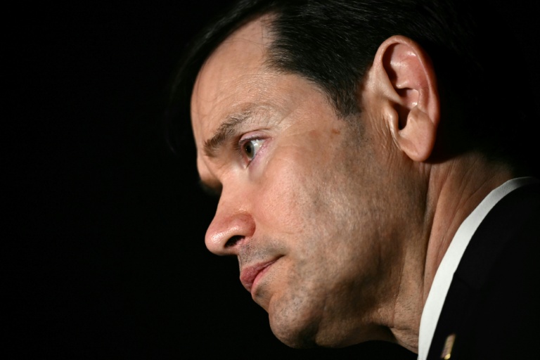 US Secretary of State Marco Rubio speaks to reporters before departing from Joint Base Andrews in Maryland on July 19, 2026
