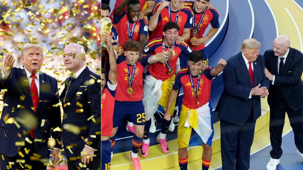 Lip reader reveals what FIFA boss whispered to Trump after viral World Cup stunt