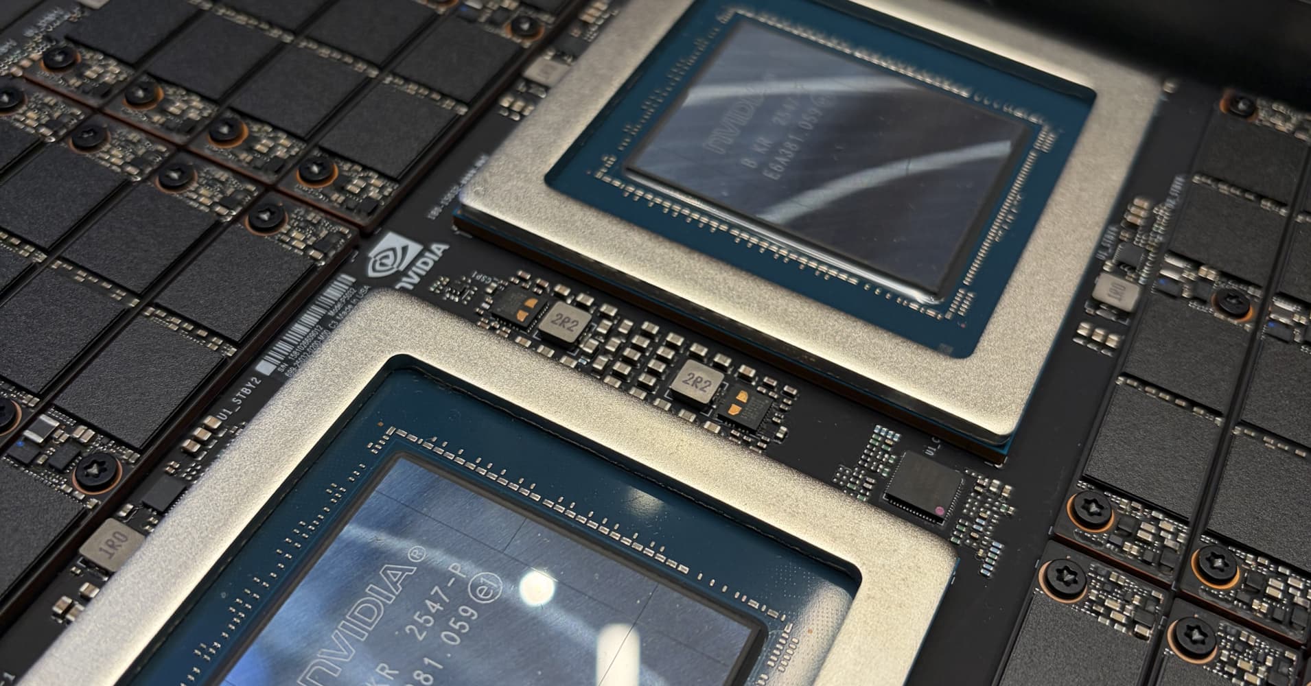 Nvidia's Vera chip configured on a motherboard.