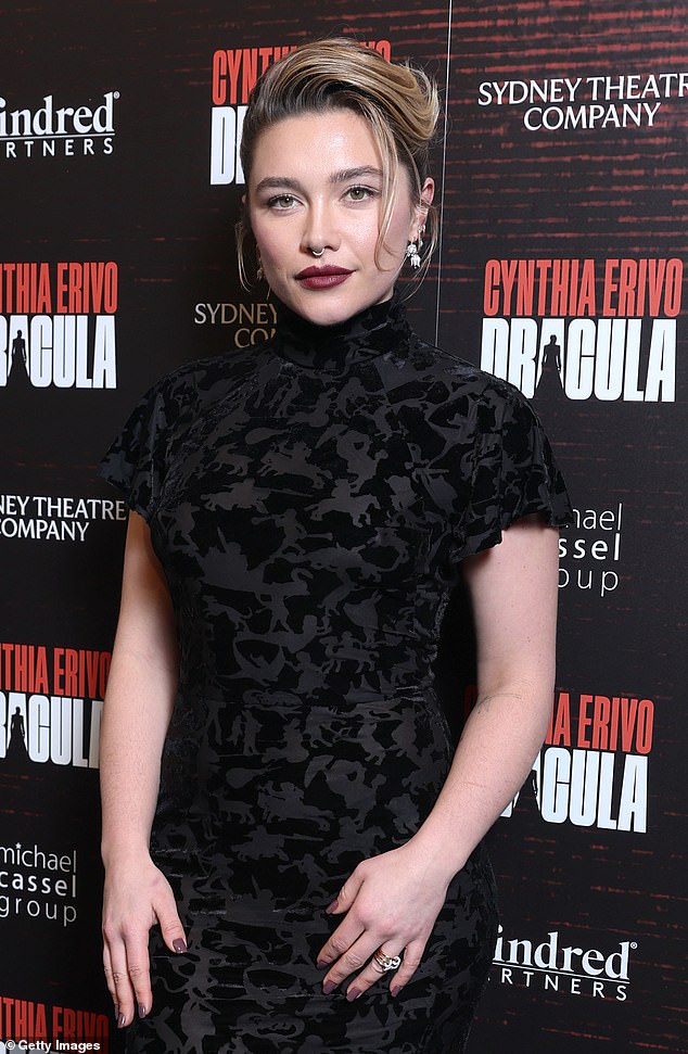 In February, Florence was snapped sporting a ring at Dracula at London's Noel Coward Theatre