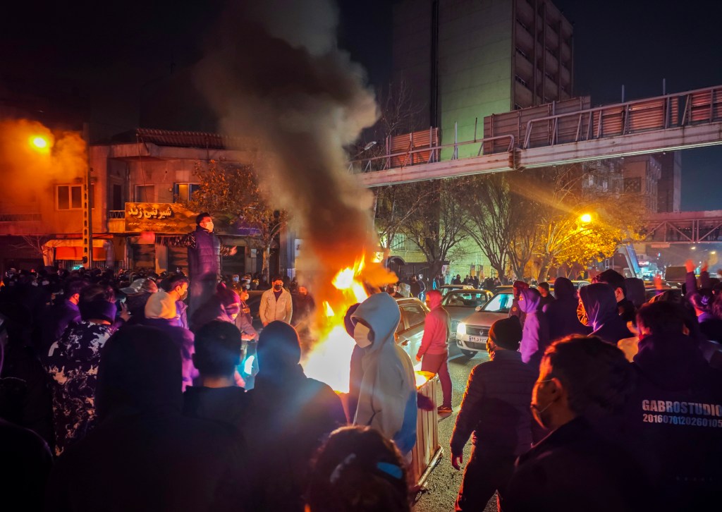 Unrest In Iran As Protesters Demonstrate Over Economic Crisis