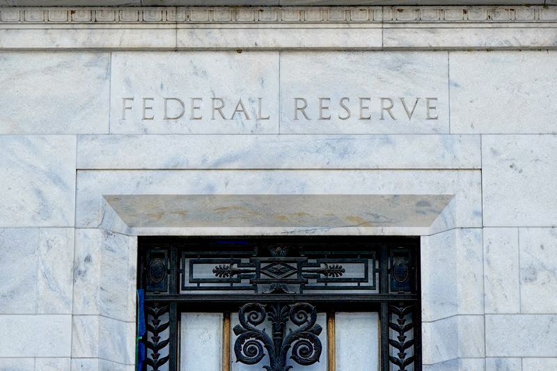 FILE PHOTO: The Federal Reserve Board building in Washington