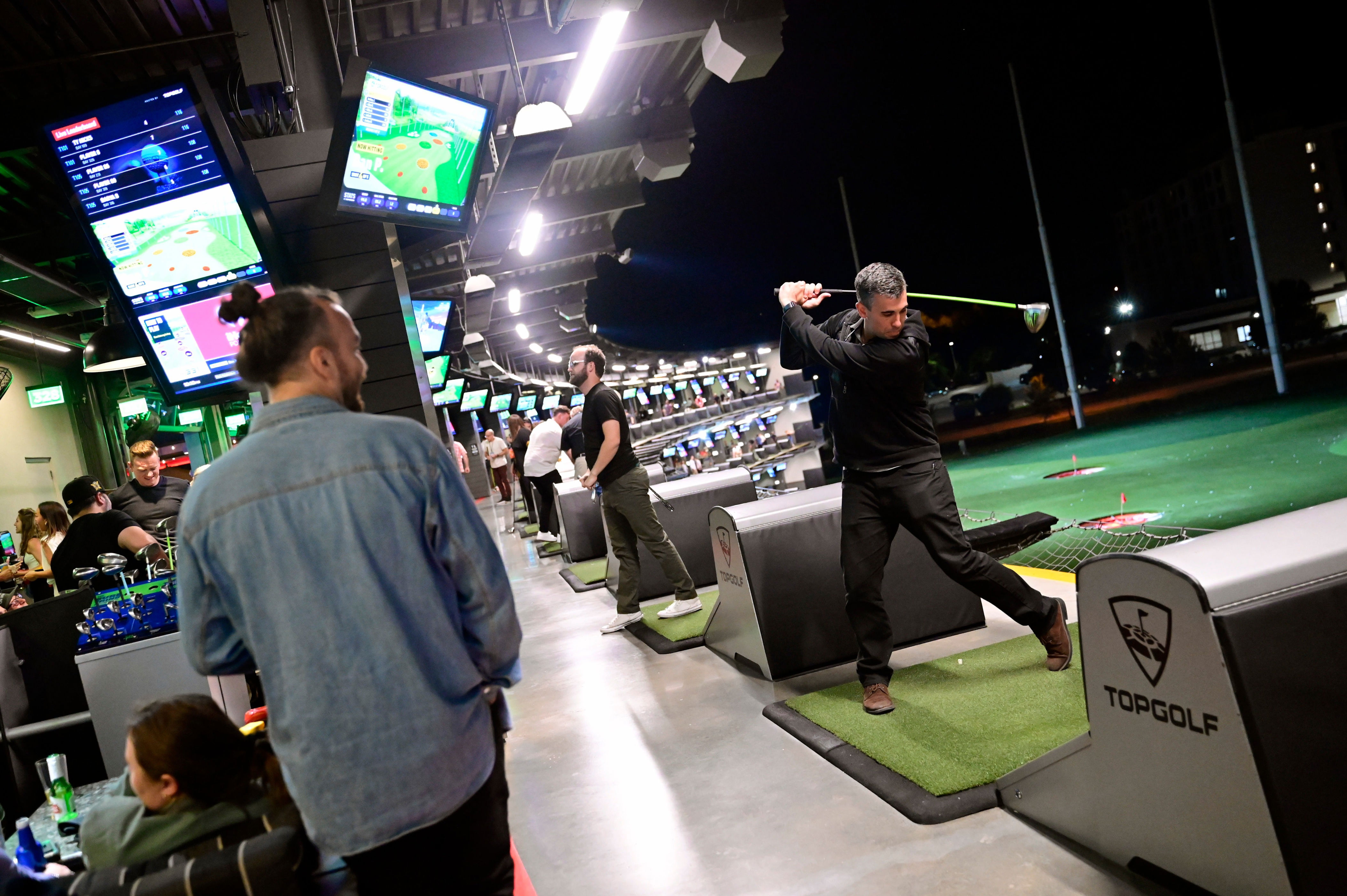There is an entire genre of social media posts dedicated to ‘TopGolf fails,’ showcasing the injuries that can take place at the popular entertainment destination, according to a lawsuit filed by patron Kelly Ann Auer (Getty Images)
