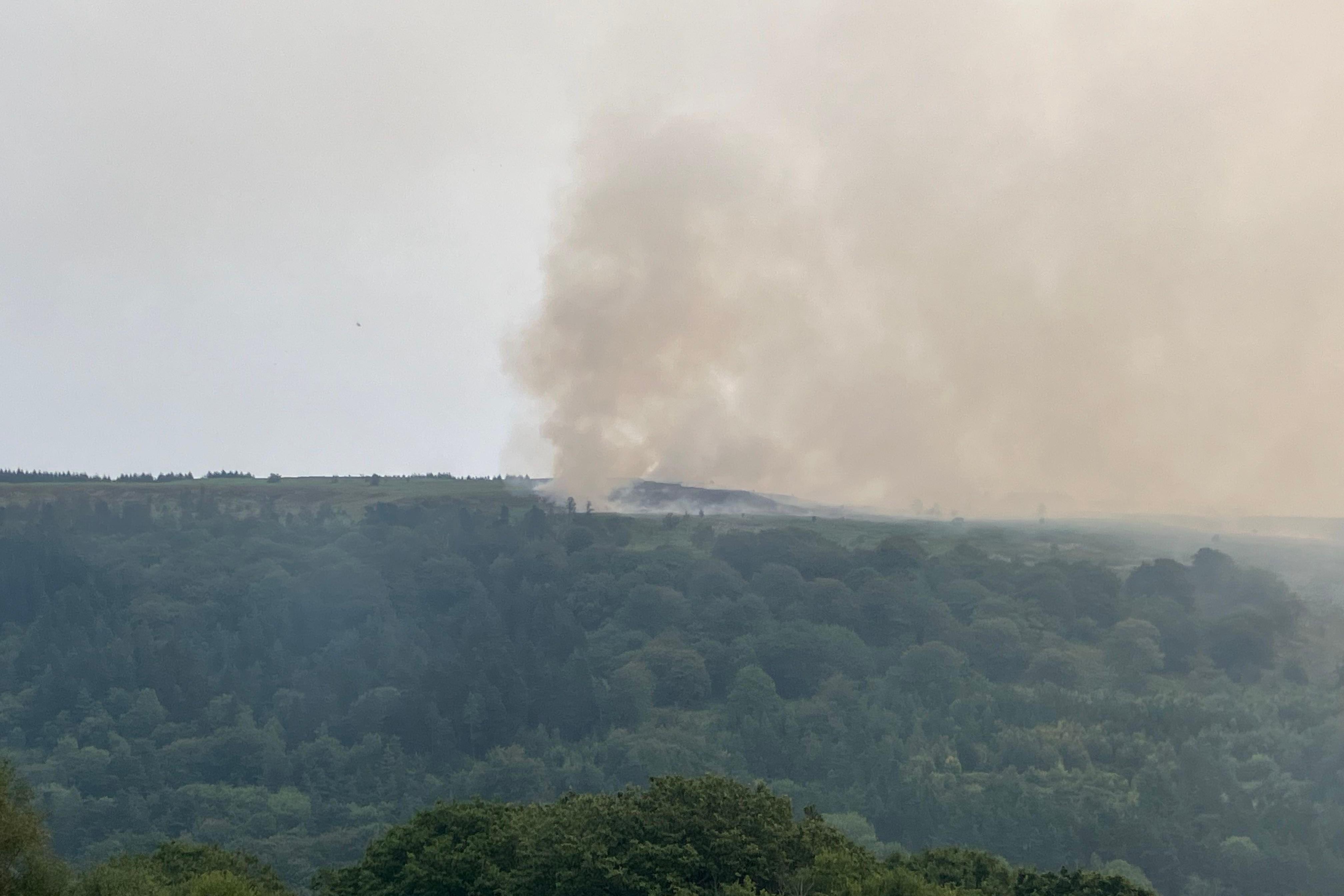 Smoke from the incident impacted a large area of south Wales after change in wind direction overnight