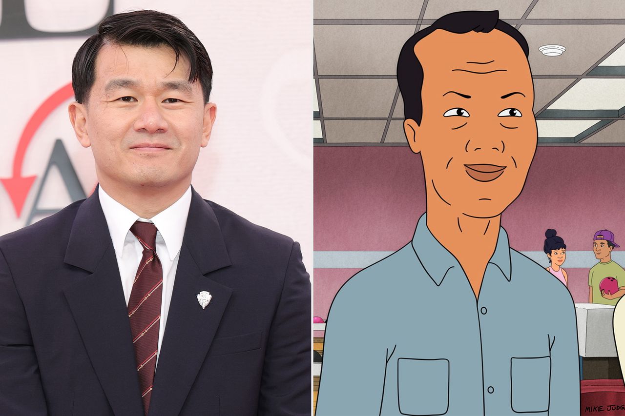 Ronny Chieng on April 20, 2026 in New York City; Kahn Souphanousinphone in King of the Hill.