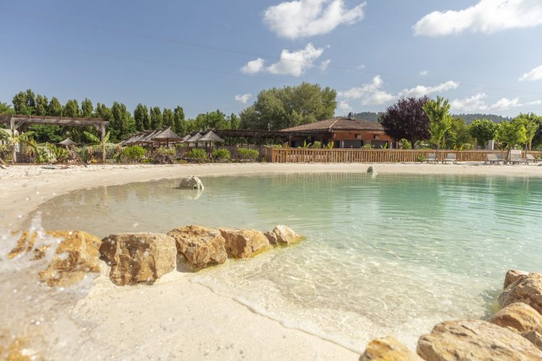 The Verdon Parc campsite has plenty of cooling pools, as well as a farm (Photo: Supplied)