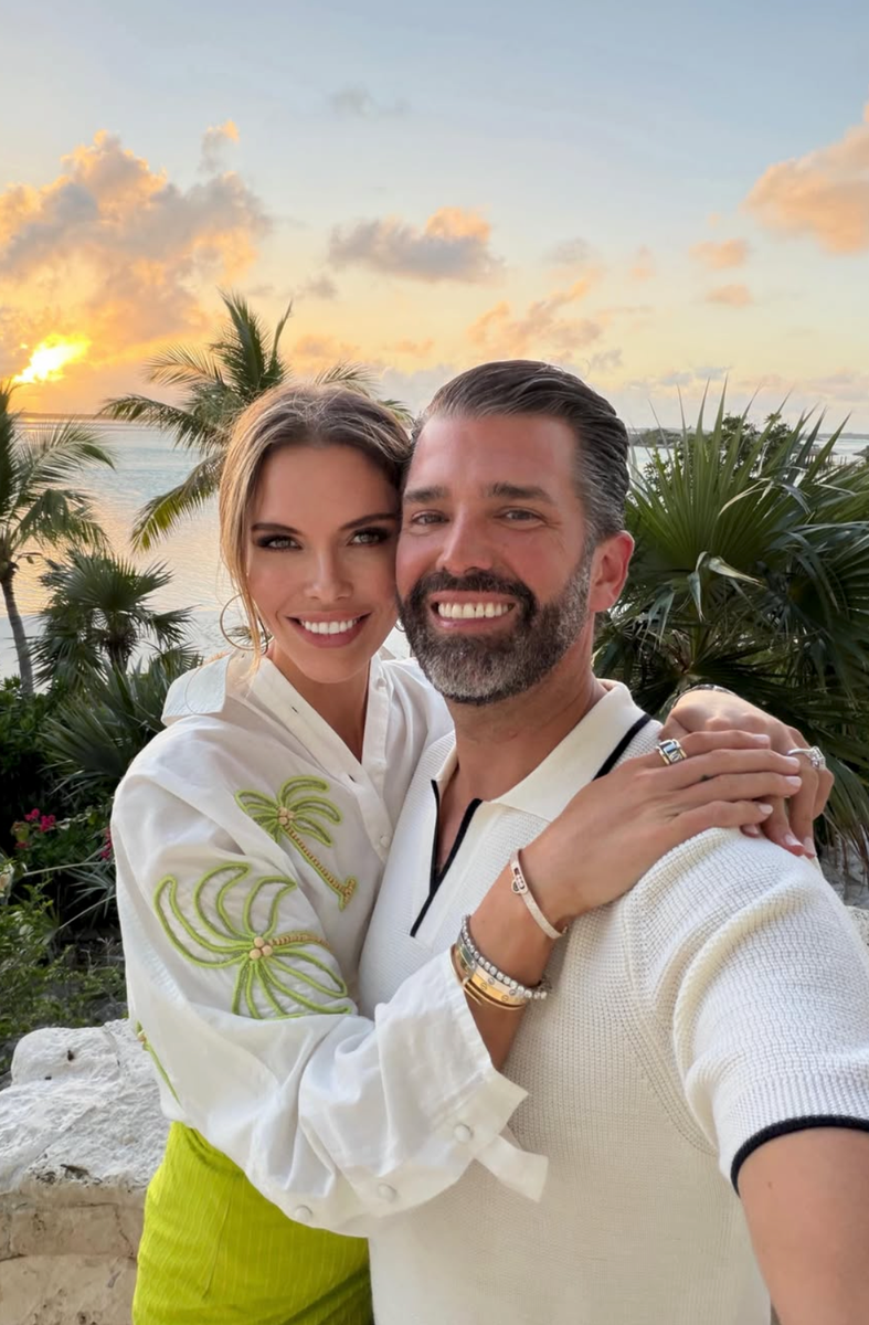 Bettina and Donald Trump Jr. celebrated their marriage in an intimate Bahamas wedding after legally tying the knot in Florida.