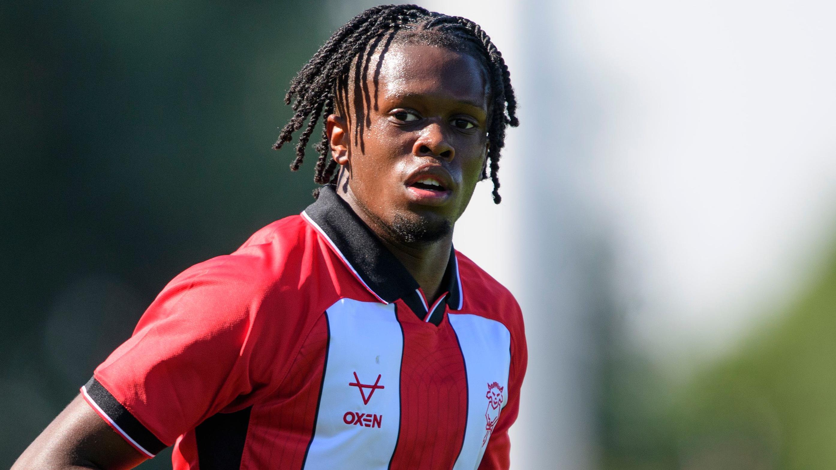 Zane Okoro has made seven appearances for Lincoln City in all competitions