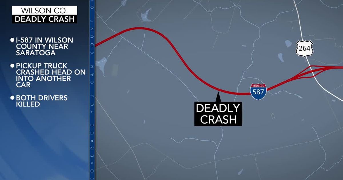 Two people killed in head-on collision on I-587 in Wilson County