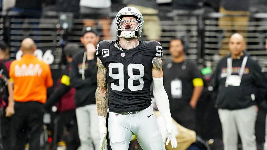 Las Vegas Raiders defensive end Maxx Crosby