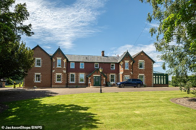 The sprawling Georgian property that was once home to footballer Kevin Keegan while he was the boss of Newcastle United in the 1990s