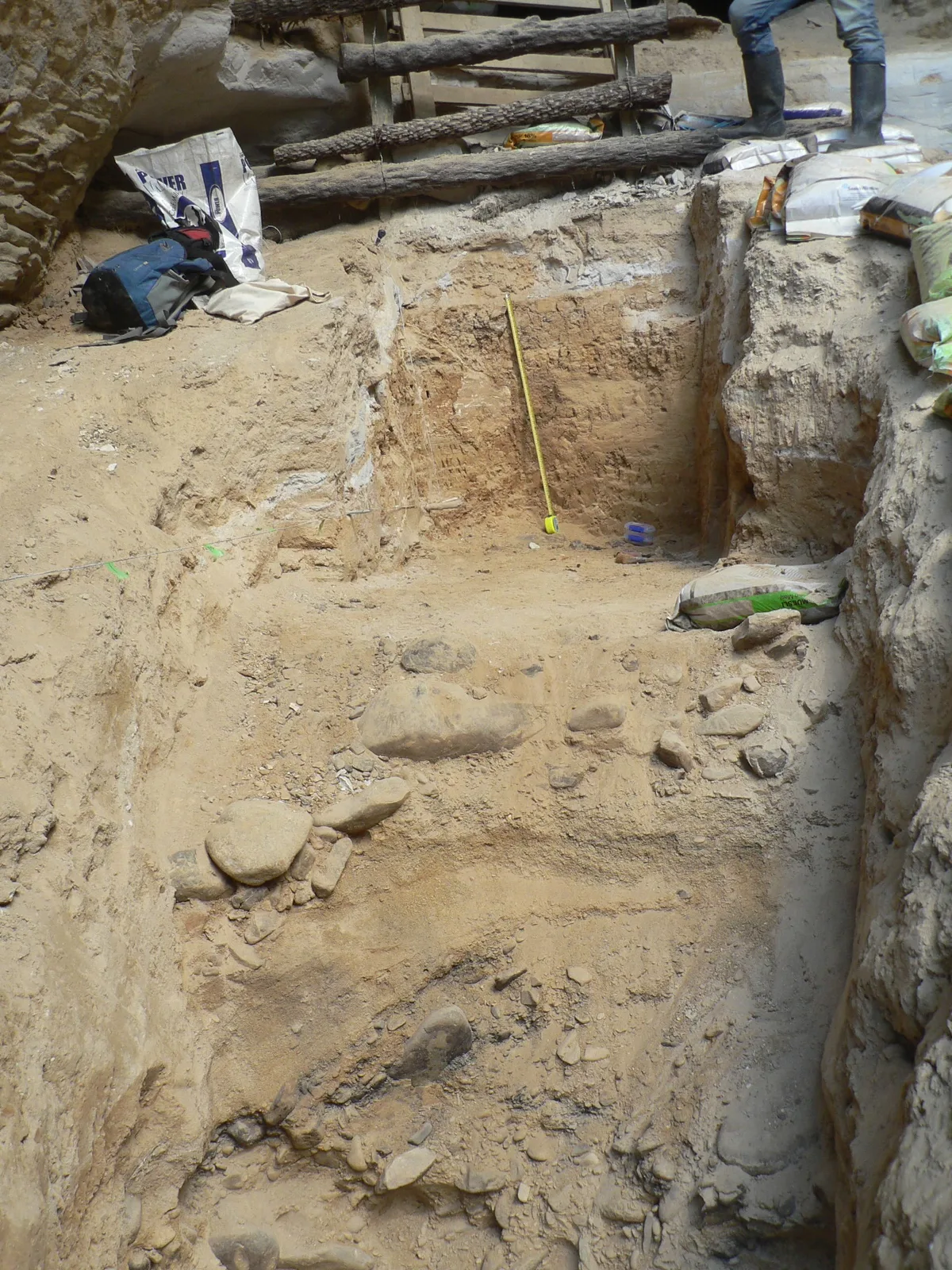 Excavated trench in Moa Eggshell Cave, New Zealand. Credit: Worthy, T. H. et al. (2026)