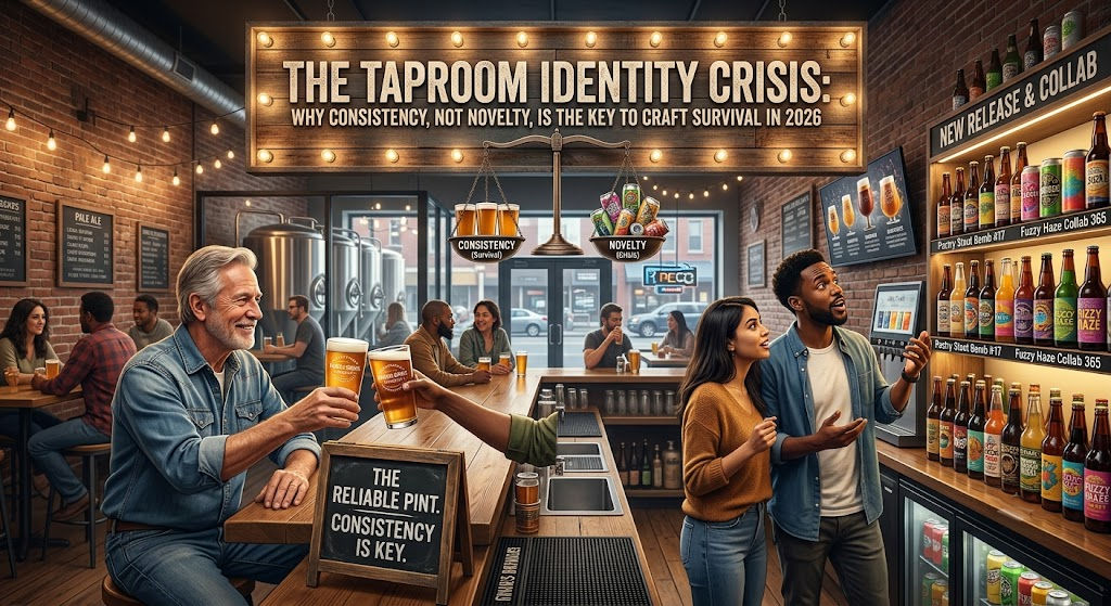 The Taproom Identity Crisis: Why Consistency, Not Novelty, is the Key to Craft Survival in 2026