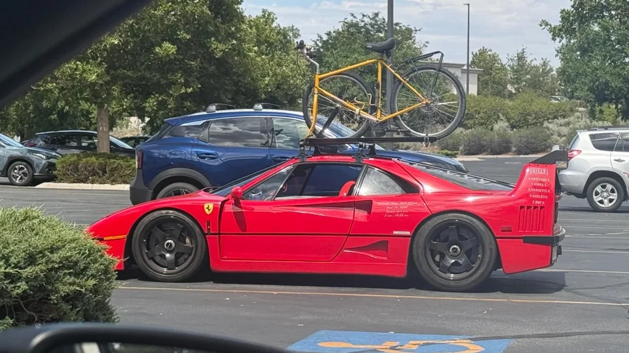 Someone just spotted a Ferrari F40 in the wild and it's packed with very intriguing details that make it truly unique