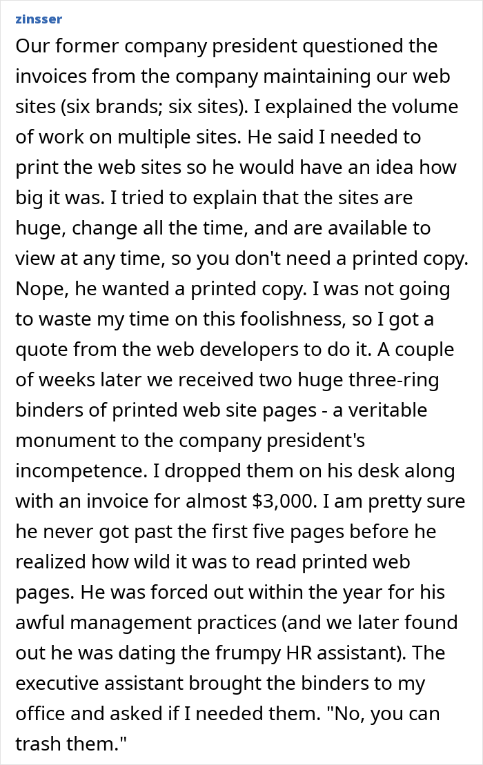 “A Monkey Could Do Your Job”: Karen Manager Orders Employee To Print A Video File, Gets Fired