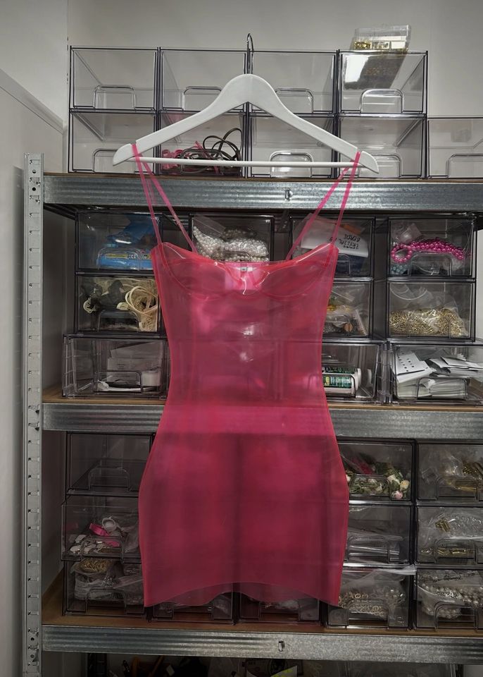 A poster girl jelly dress.