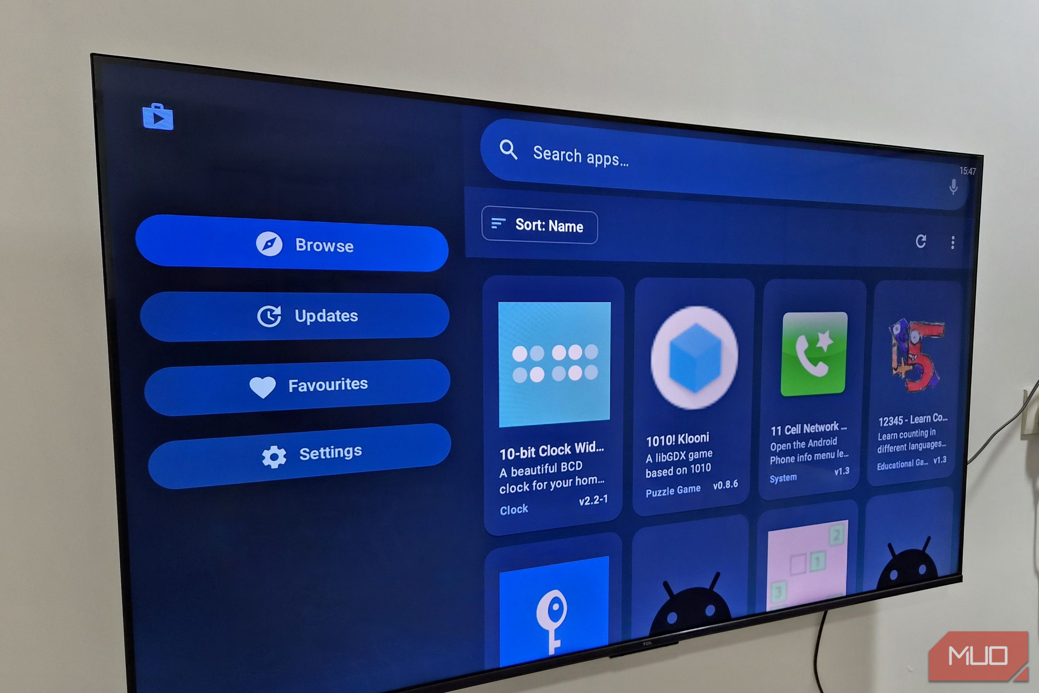 Your TV's manufacturer doesn't want you to open this app store