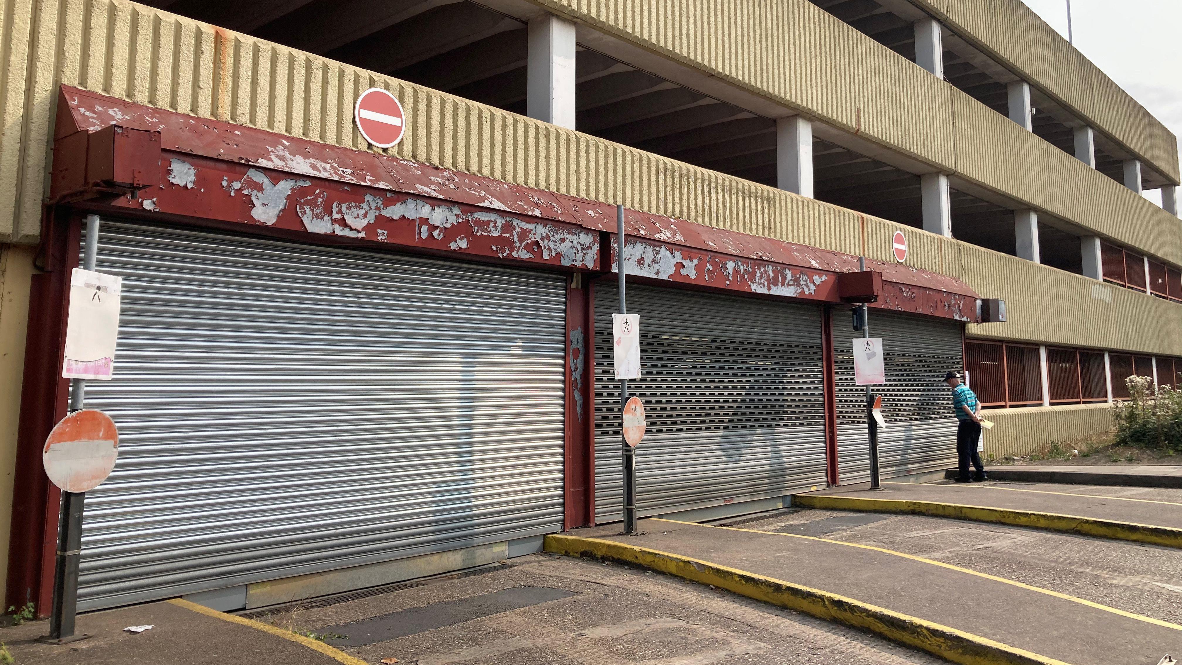 Car park closes suddenly with vehicles still inside