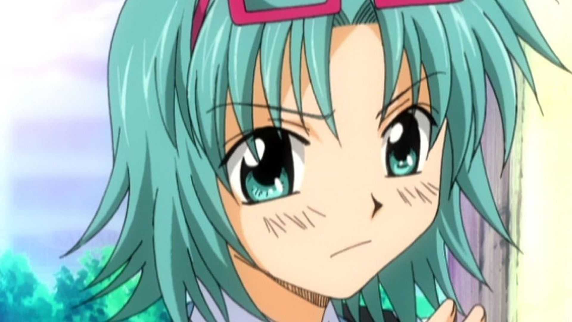 Ai Mori looks determined in The Law of Ueki.