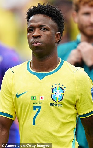 Vinicius Jr underwent chin harmonization surgery after the World Cup