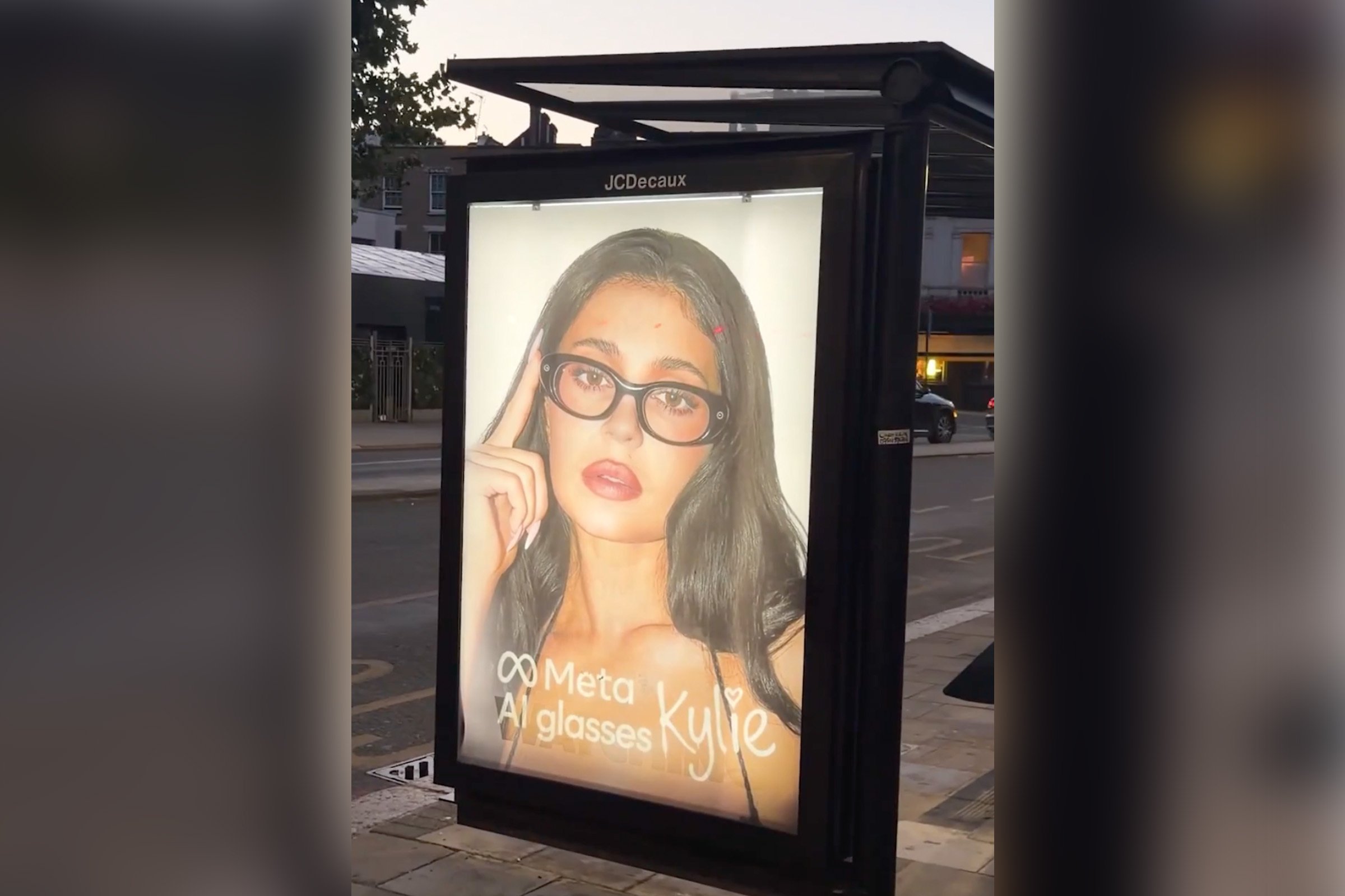 New advertisement for Kylie Jenner’s Meta perv glasses shows something extremely funny if you look at it from the wrong angle