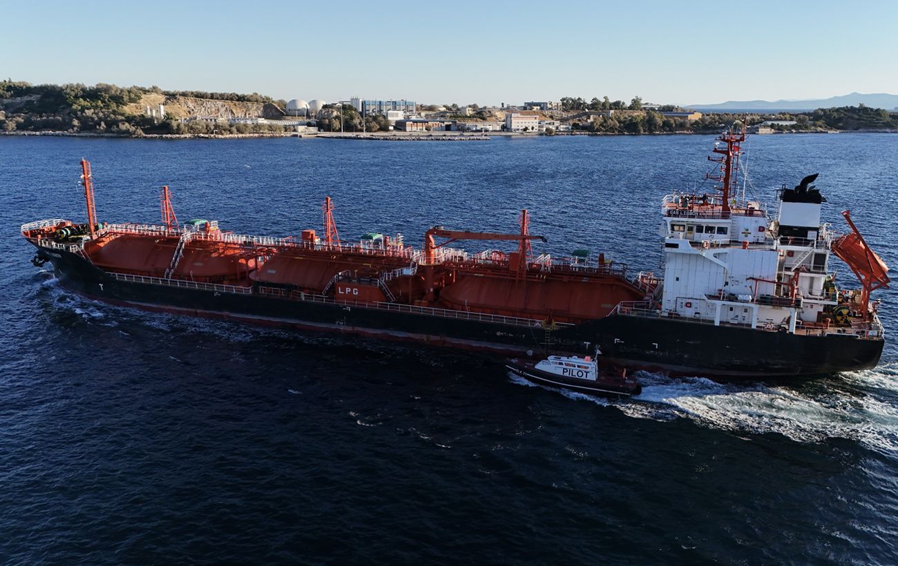 Gas tanker headed to Ukraine attacked near Romania