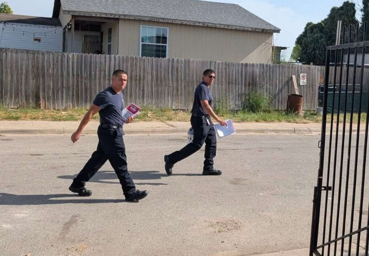 Laredo fire cadets helped residents prepare for high water