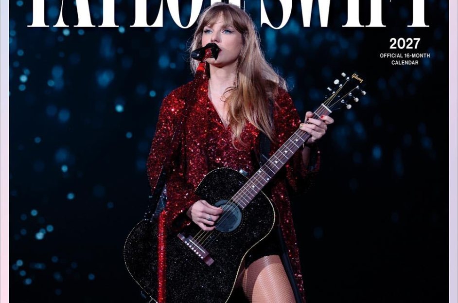 Taylor Swift amazon calendar for 2027 with official photos (new cover)
