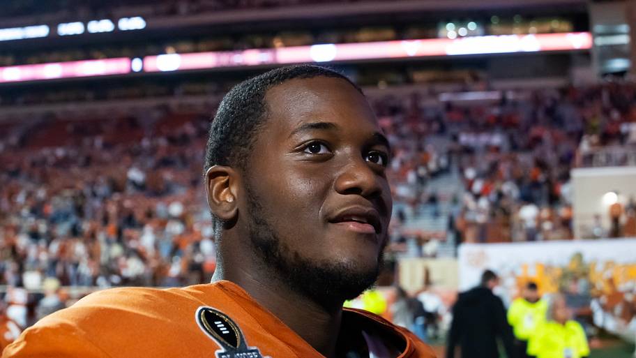 Texas Longhorns offensive lineman Nate Kibble (70) against the Clemson Tigers during the CFP National playoff first round