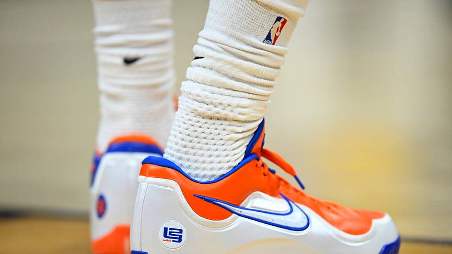 Los Angeles Lakers forward LeBron James wears the Nike LeBron 23