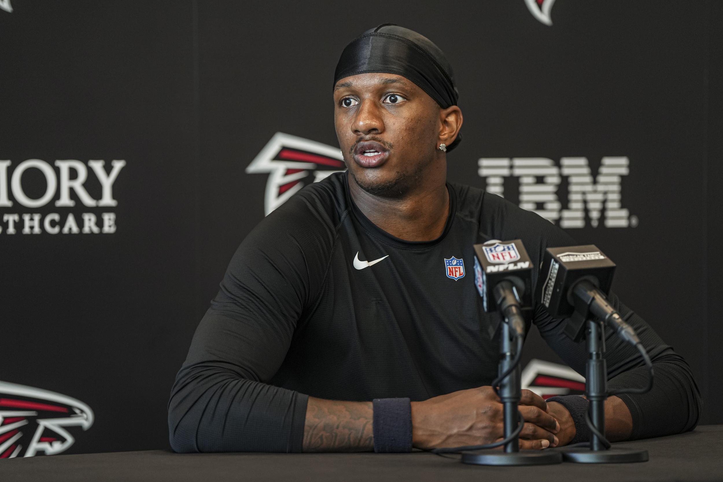 Atlanta Falcons quarterback Michael Penix Jr.