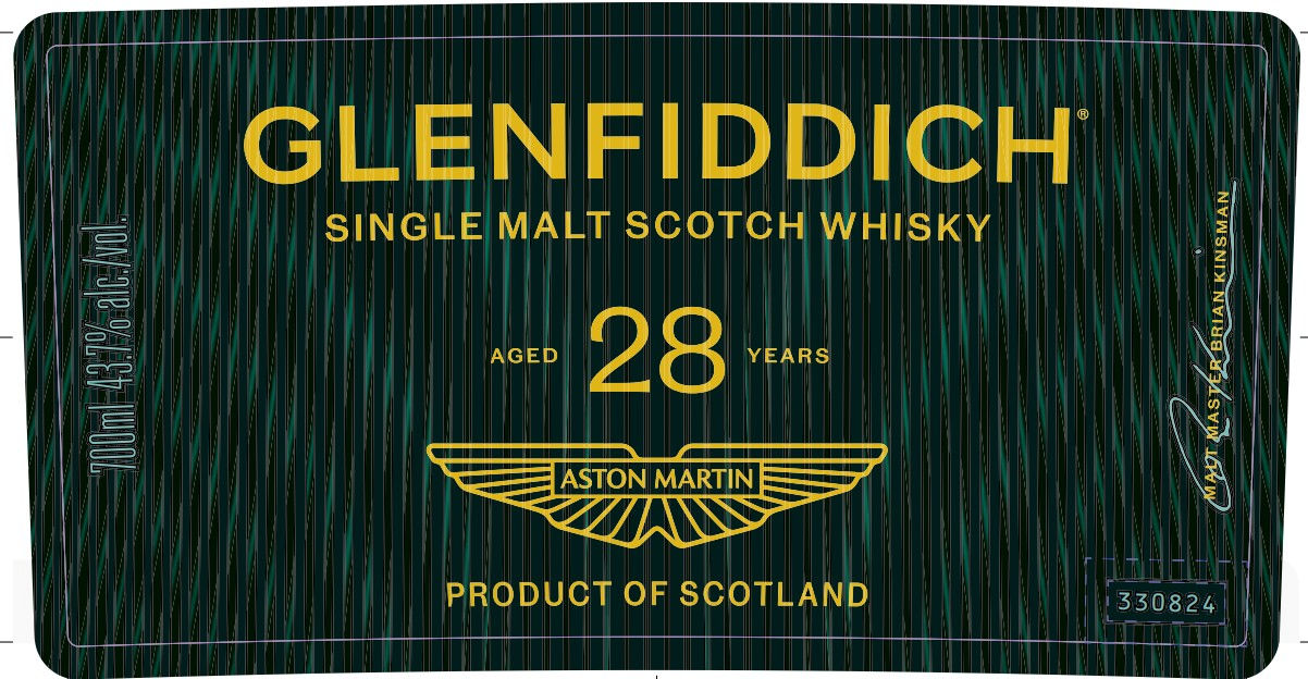 2026 Glenfiddich 28 Year Aston Martin 700ml Bottles