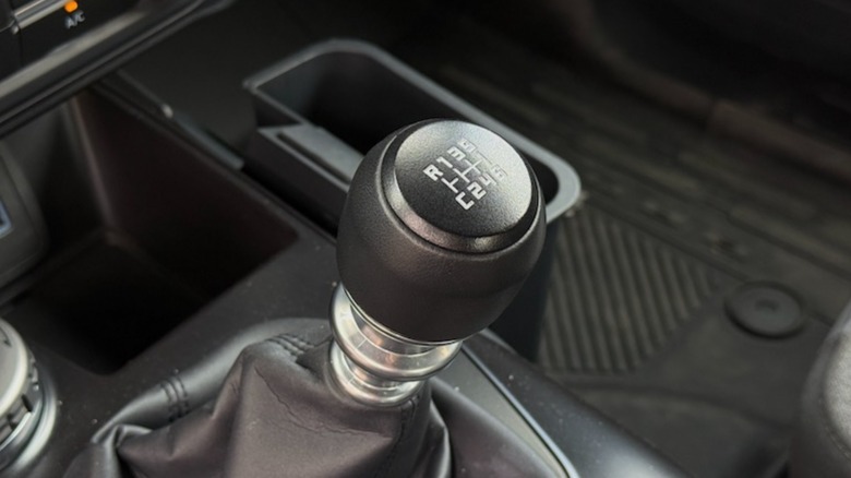Ford Bronco Sasquatch manual transmission gear knob