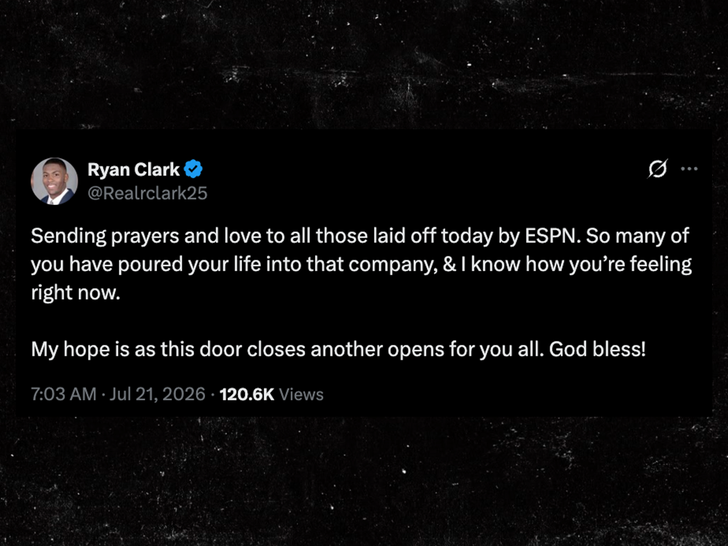 Ryan Clark Speaks Out Amid ESPN Layoffs, Sends Prayers To Impacted Colleagues